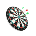 17 Inch Professional Dartboard Durable Construction and 4 Metal Darts