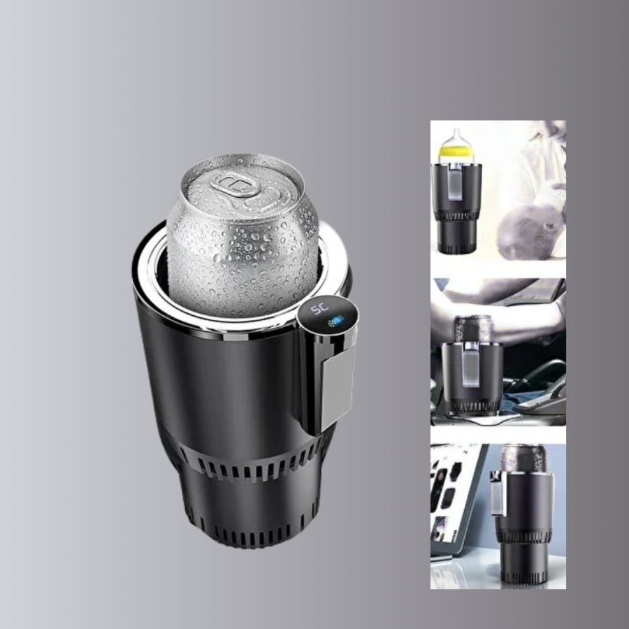Vehicle Interior Heater Cooler Cup Holder 60°C Heating -4°C Cooling