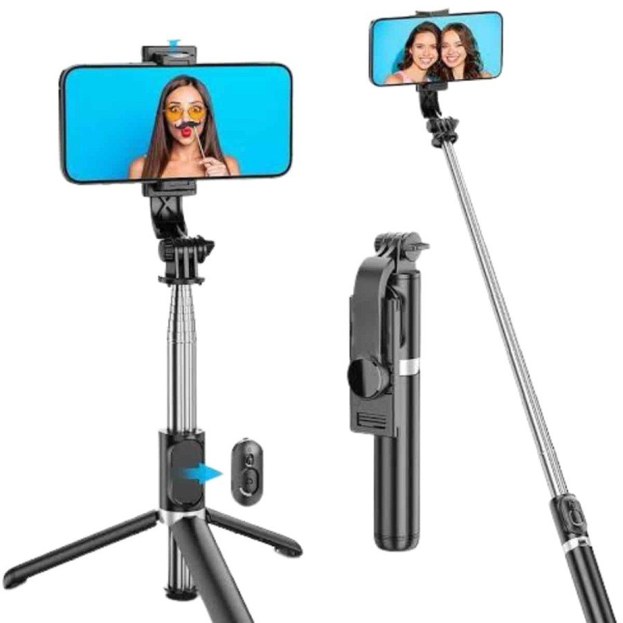 Tripod Selfie Stick Bluetooth Controlled Wireless LED Light