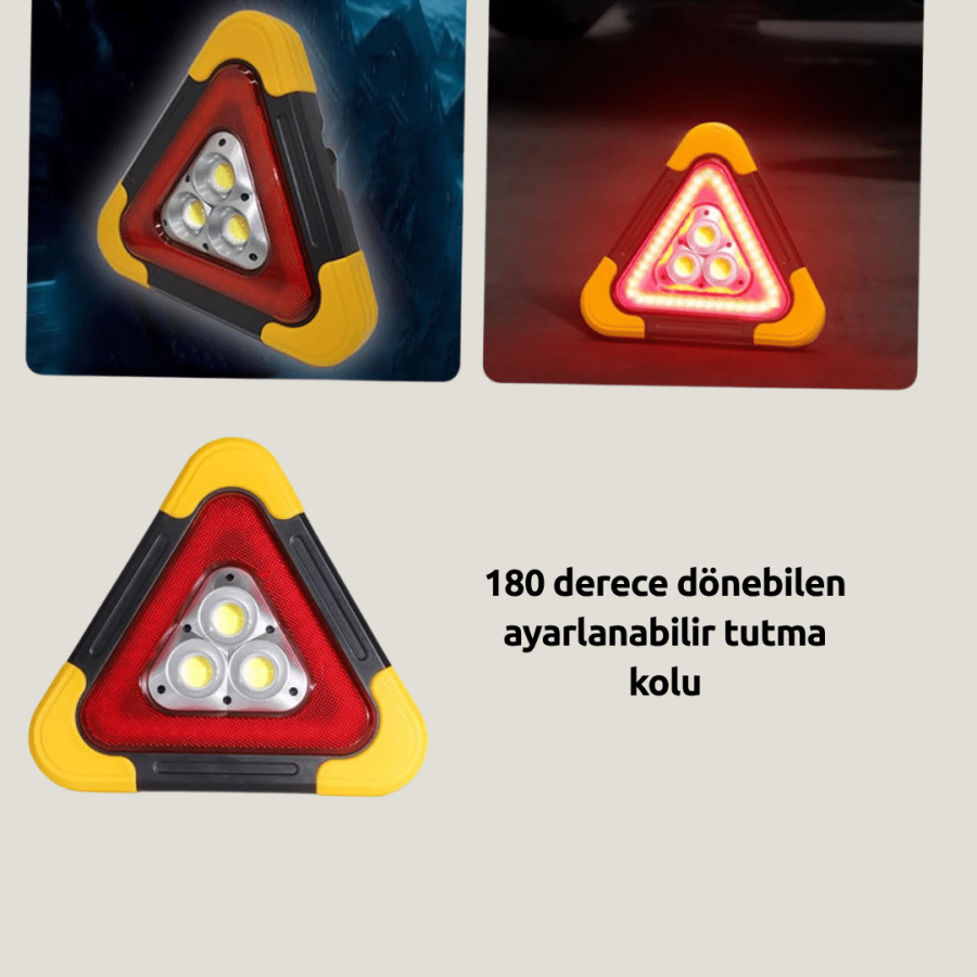 Portable Triangle Parking Light with 2000mAh Capacity Portable Triangle Parking Light with 2000mAh Capacity