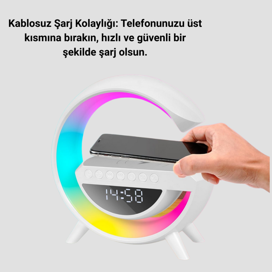 2025 New Series 15W Wireless Charging LED Atmosphere Lamp