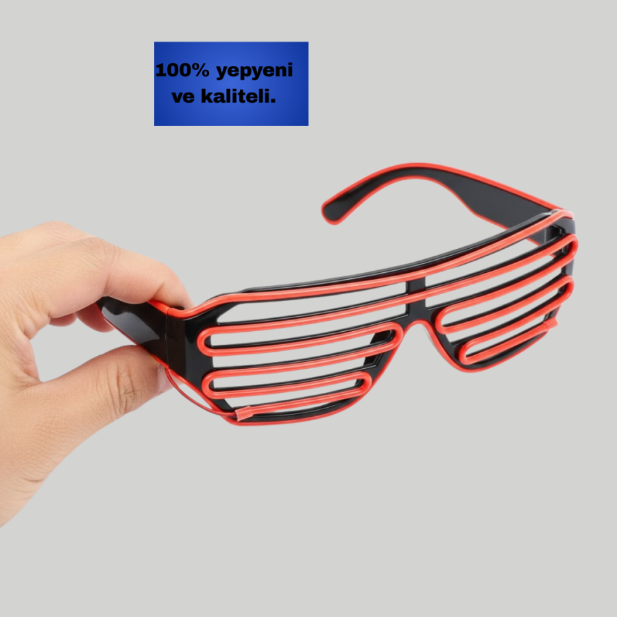 Eye-Catching Design LED Lighted Entertainment Glasses