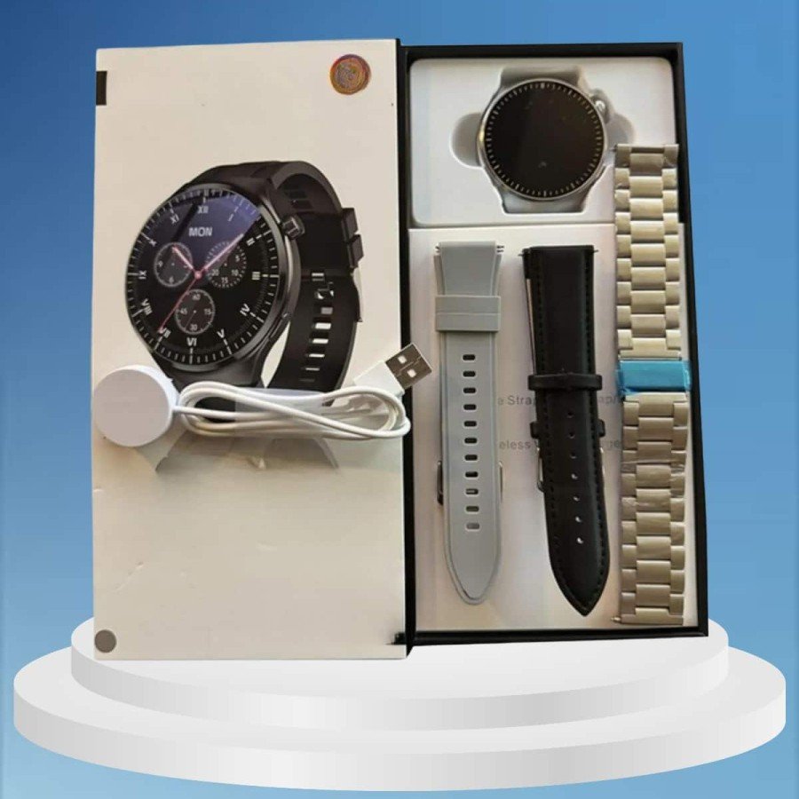 Smart Watch Answering Calls Listening to Music GPS Tracking