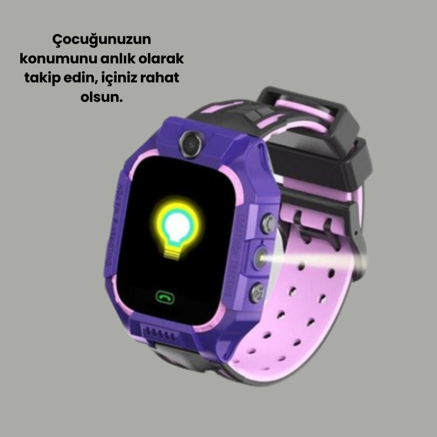 S10 Purple Smart Children s Watch with Location Tracking and Security
