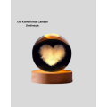 Romantic Heart Crystal Glass Ball USB Lighted Decorative Object Romantic Heart Crystal Glass Ball USB Lighted Decorative Object