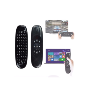 Double Sided Air Mouse Wireless Keyboard and Remote Control