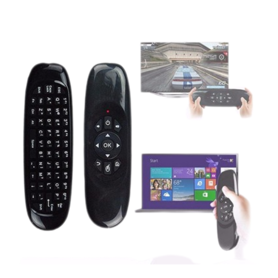 Double Sided Air Mouse Wireless Keyboard and Remote Control Double Sided Air Mouse Wireless Keyboard and Remote Control