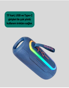 Portable Rechargeable Bluetooth Speaker Powerful Bass