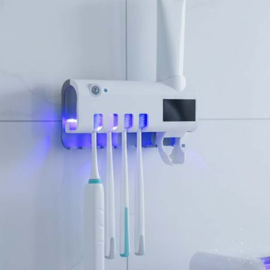 Magnetic Wall Mount UV Hygienic Toothbrush Holder