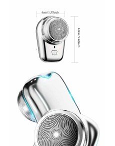 Electric Mini Shaver,Portable USB Rechargeable Wireless Shaver