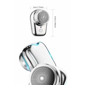 Electric Mini Shaver,Portable USB Rechargeable Wireless Shaver
