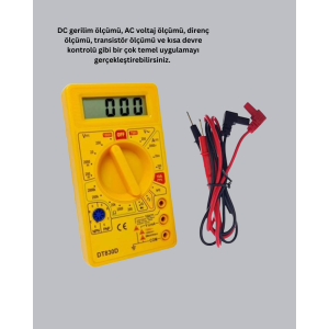 Professional Digital Multimeter Volt Ampere Resistance Measurement