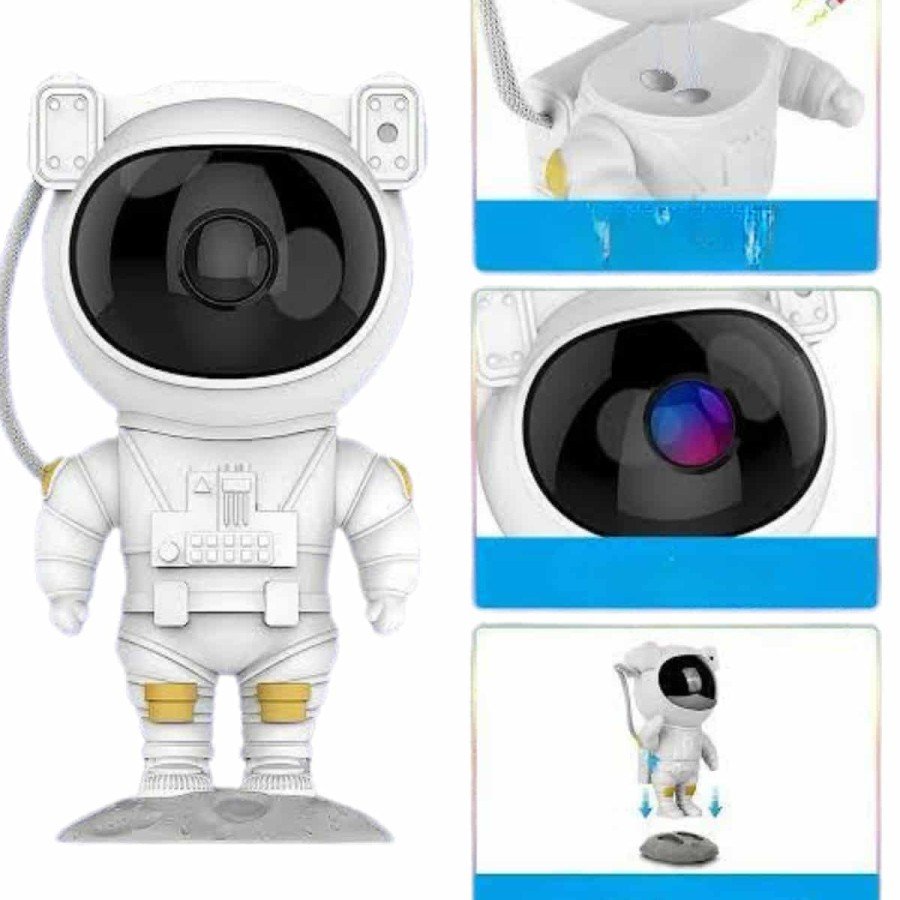 Night Light Astronaut Galaxy Light Projector with Bluetooth Speaker
