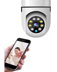Home Camera Wifi Camera Night Vision Smart Bulb Camera