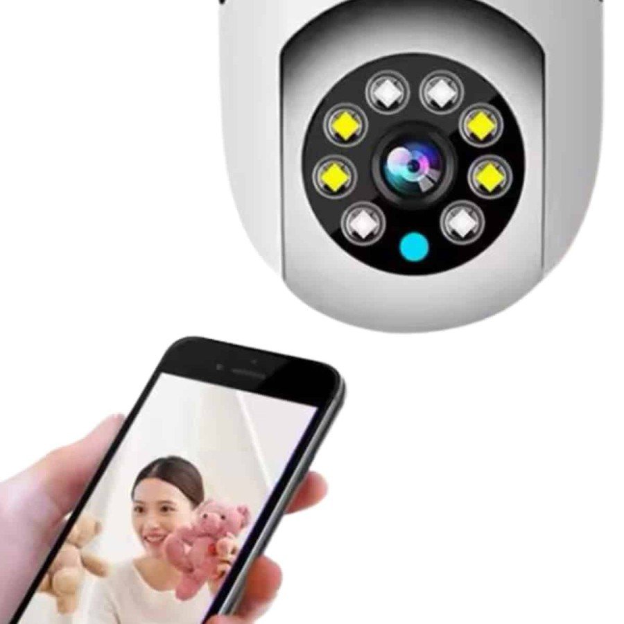 Home Camera Wifi Camera Night Vision Smart Bulb Camera