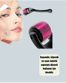 Titanium Dermaroller 540 Needle Skin Repair and Collagen Production Support