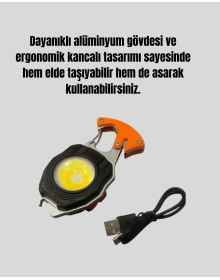 Multifunctional Flashlight for Camping and Hiking