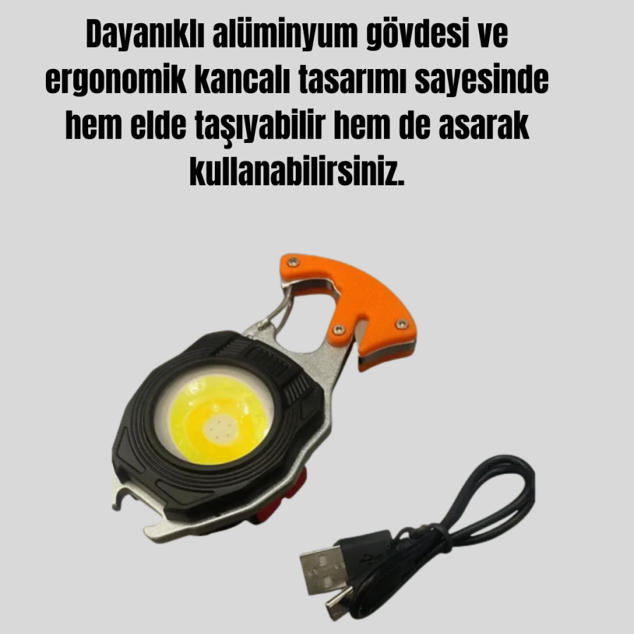 Multifunctional Flashlight for Camping and Hiking