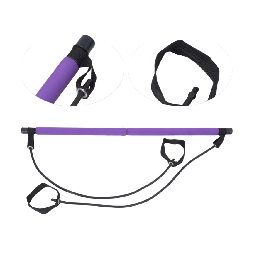 Portable Pilates Bar Light and Durable Structure Suitable for Home Sports