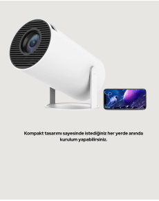 Widescreen Projection with 160 ANSI Lumens Brightness