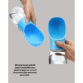Pet Water Dispenser with Anti-Leak Silicone Ring For Travel Travel