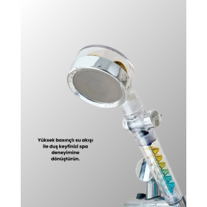 Rotating Propeller Hand Shower Head – Water Saving, Pressure Increasing, Rain Effective