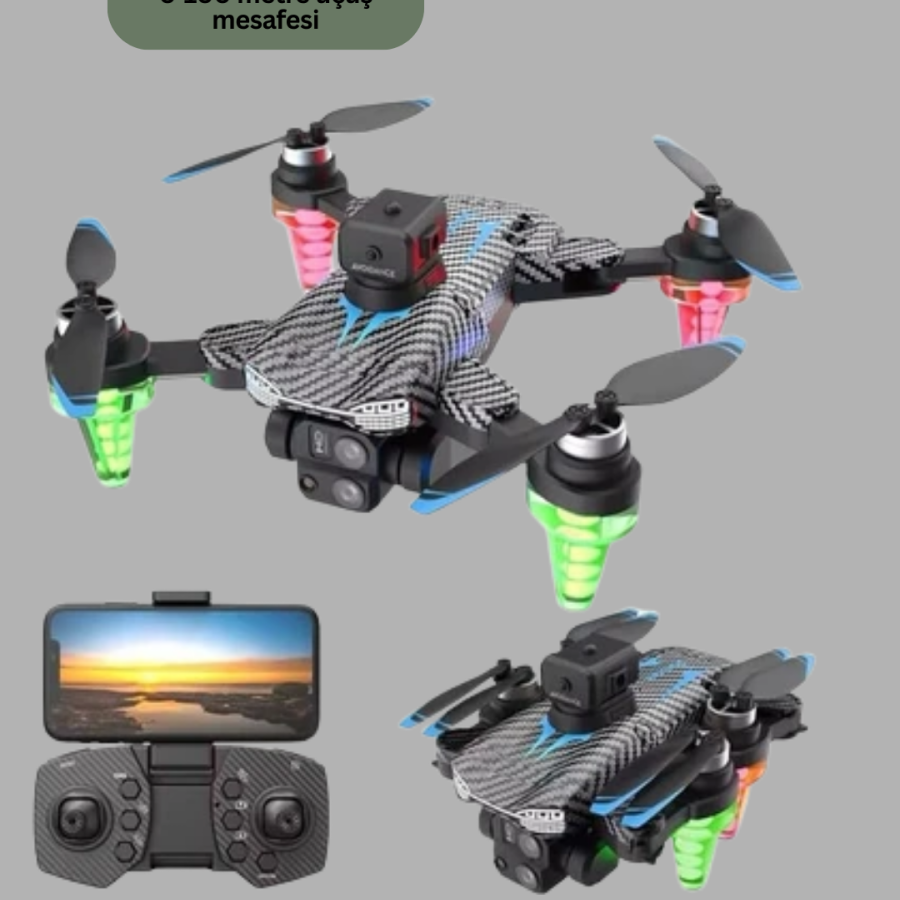 1080P Full HD Foldable Drone Lightweight Design with Long Flight Time