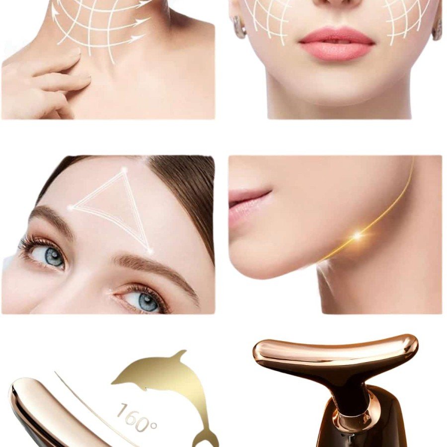 Facial Massager Neck and Face EMS Beauty Device Skin Tightening Skin Rejuvenation Device