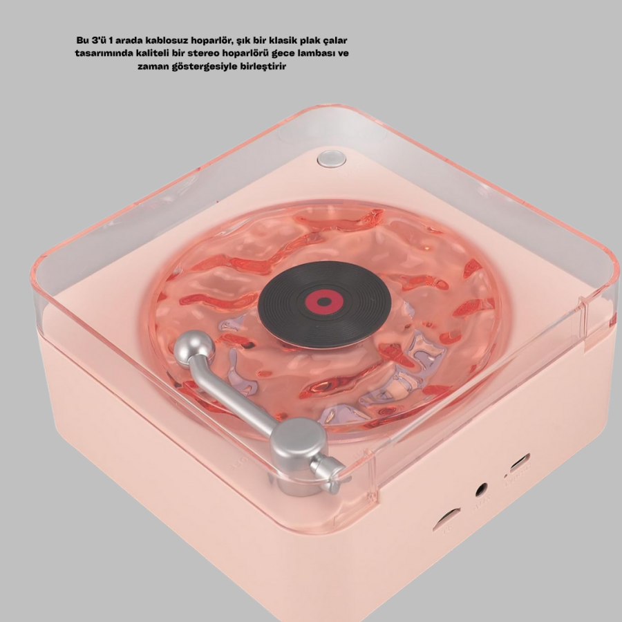 Retro Bluetooth Speaker PINK