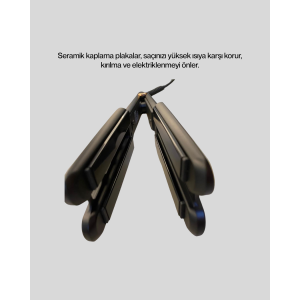 Daling Hair Straightener with Ceramic Plate, Anti-Breakage and Anti-Tangle