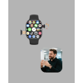 Black Smart Watch with SIM Card and Voice Calling Black Smart Watch with SIM Card and Voice Calling