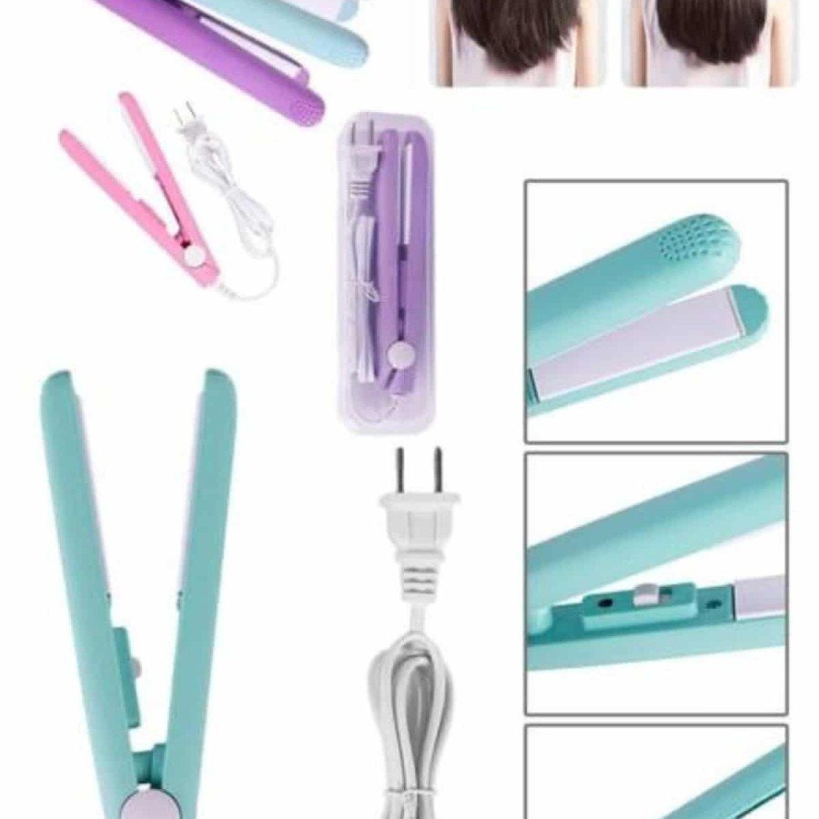 Travel Type Portable Hair Straightener Hair Styler with High Heat Adjustment
