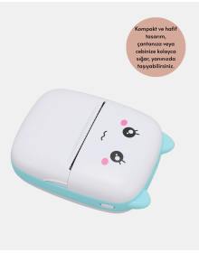 Mini Thermal Printer Wireless Portable Bluetooth Connected 200 DPI