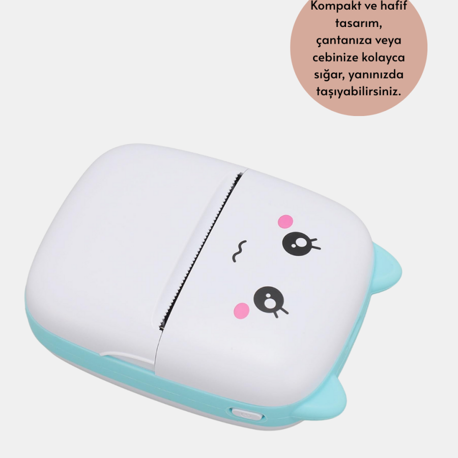 Mini Thermal Printer Wireless Portable Bluetooth Connected 200 DPI Mini Thermal Printer Wireless Portable Bluetooth Connected 200 DPI