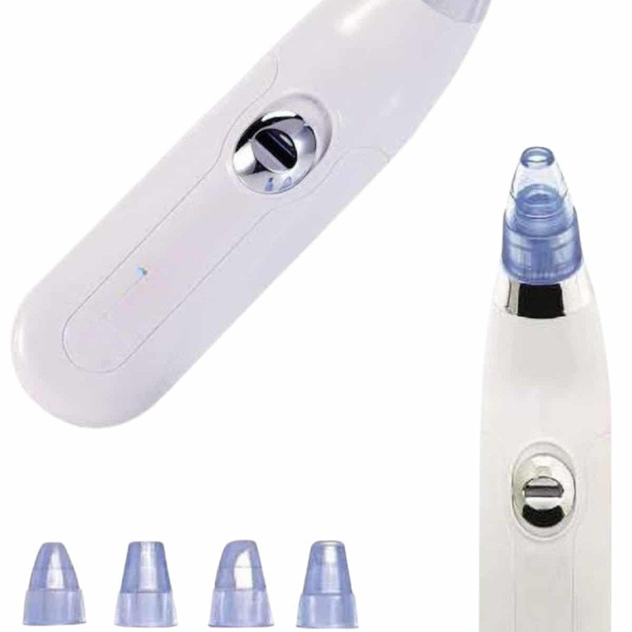 Blackhead Removal Device 4 Heads Vacuum Battery Powered Dead Skin Purification