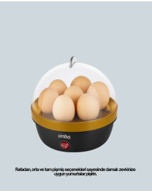 7 Egg Steamer Egg Cooker with Automatic Shut-Off Feature