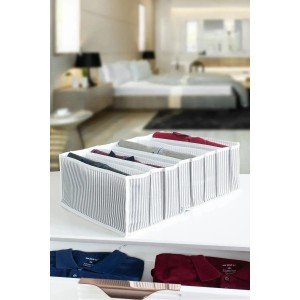 8 Compartment XL Practical Compartment Drawer Organizer (Underwear Tie Socks Organizer)