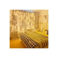 8 Functional Fairy Curtain Led Remote Controlled Daylight Curtain Fairy Led (3 mt x 3 mt)