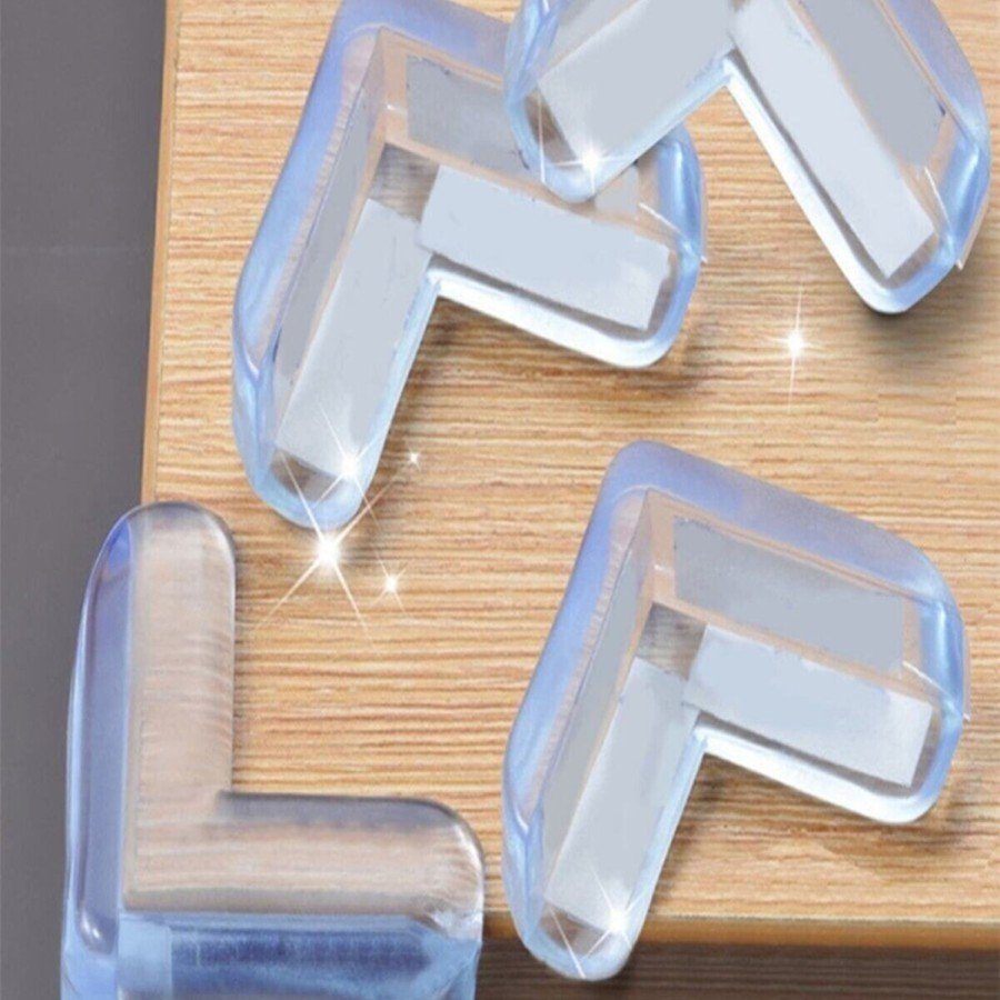 8-PIECE Table Coffee Table Corner Protector Silicone - Child Protection Apparatus