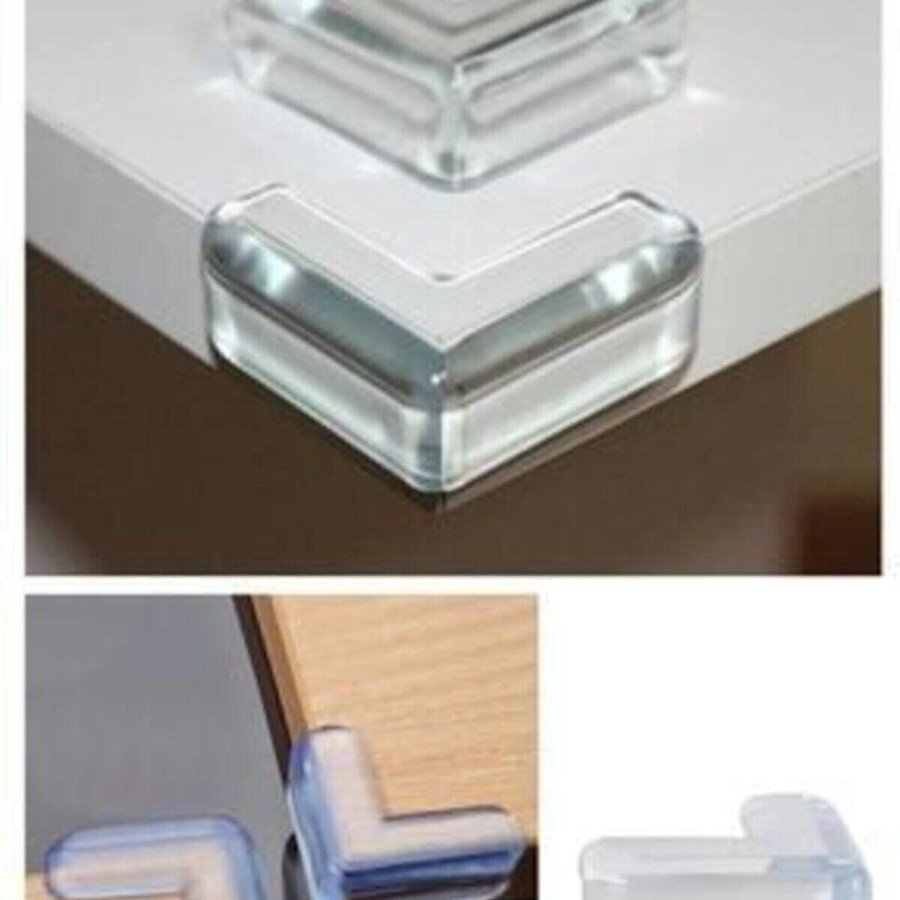 8-PIECE Table Coffee Table Corner Protector Silicone - Child Protection Apparatus
