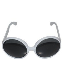 80's White Color Nostalgia Yeşilçam Party Glasses