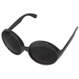 80's Black Color Nostalgia Yeşilçam Party Glasses