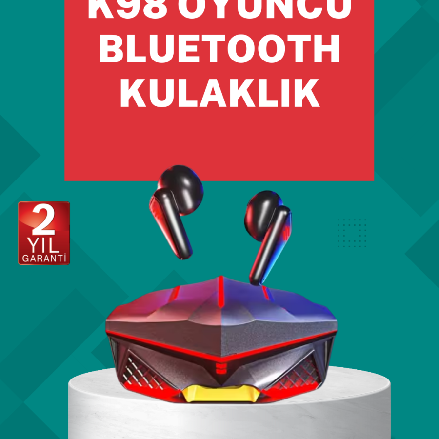 Wireless Headset with LED Light Ergonomic Design