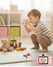 Portable HD Digital Camera Video Recording Photo Shooting with USB Connector Rechargeable