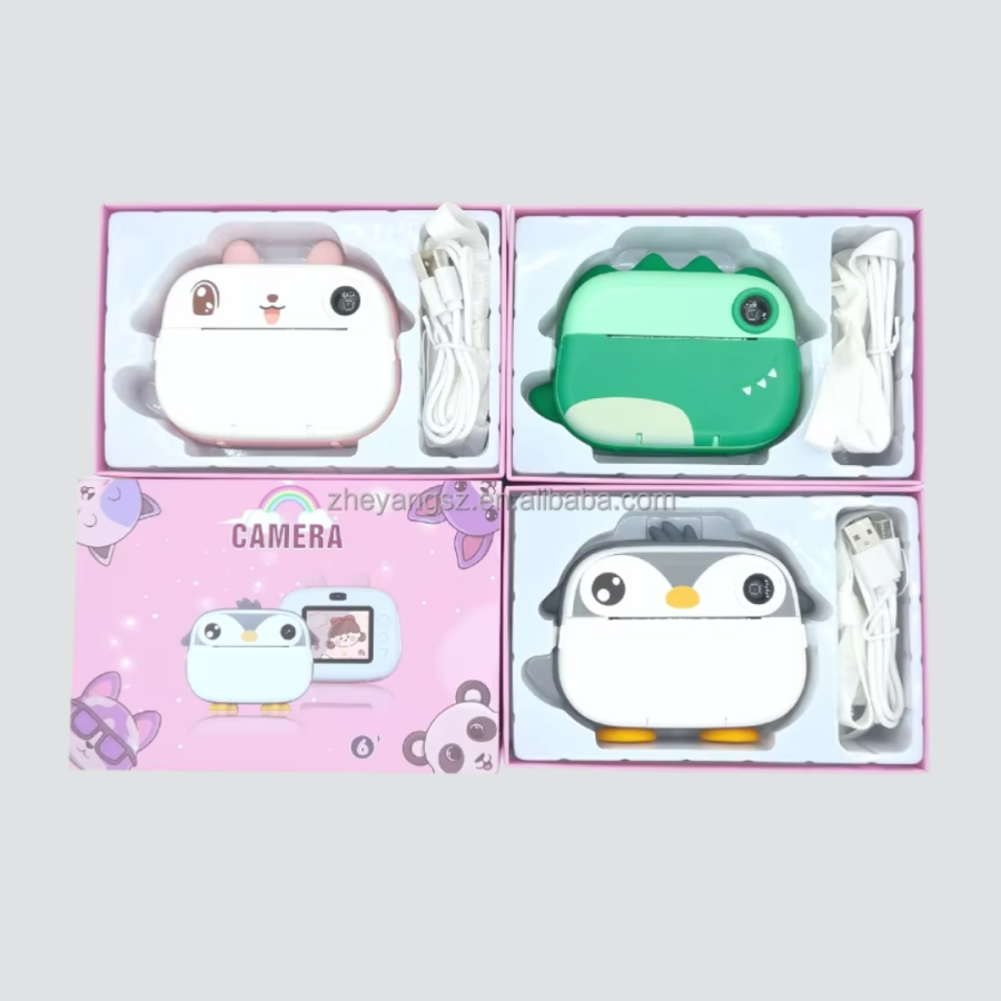 64GB TF Card Supported Multi-Language Instant Print Camera