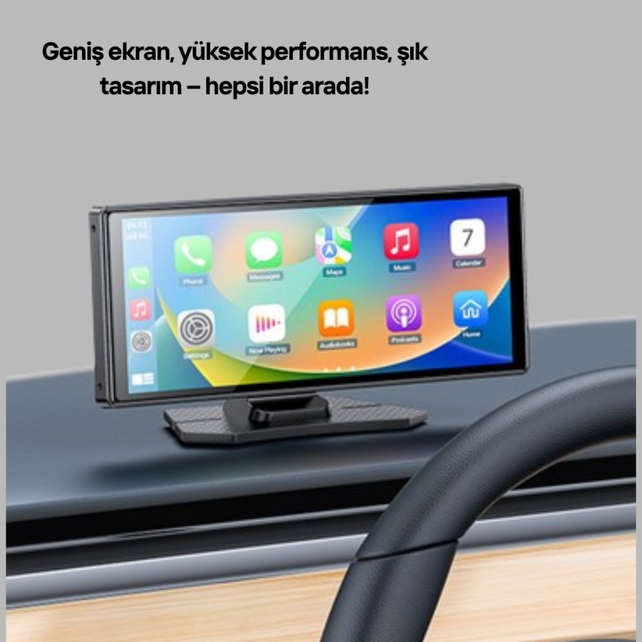 Wireless CarPlay Multimedia 10.26” Touch Screen Compatible with Renault Megane, Clio, Symbol, Captur, Toyota Corolla, Yaris, C-HR, Ford Focus, Fiesta