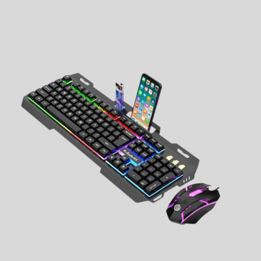 Keyboard and Mouse Set PG8018 – Durable Keys, Fast Commands