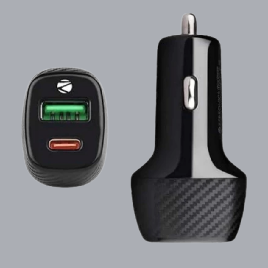 38W Powerful Cigarette Lighter Car Charger with Dual Device Support