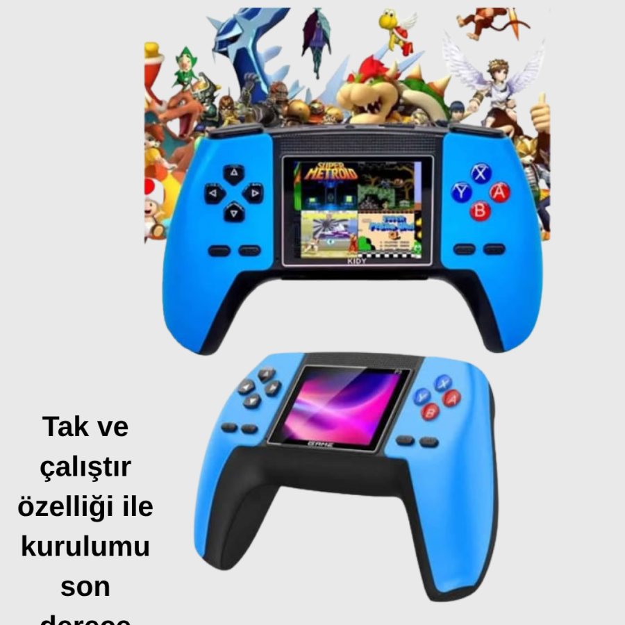 Nostalgic Mini GamePad | 520 Ready Games, Plug and Play