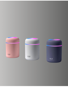 Quiet Desktop Humidifier with LED Lights – 3 Steam Modes